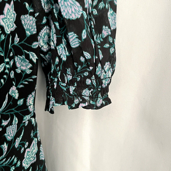 NWT Draper James Midi Dress SZ 8  Green Cottagecore Party Floral  DRW1027 - Picture 3 of 16